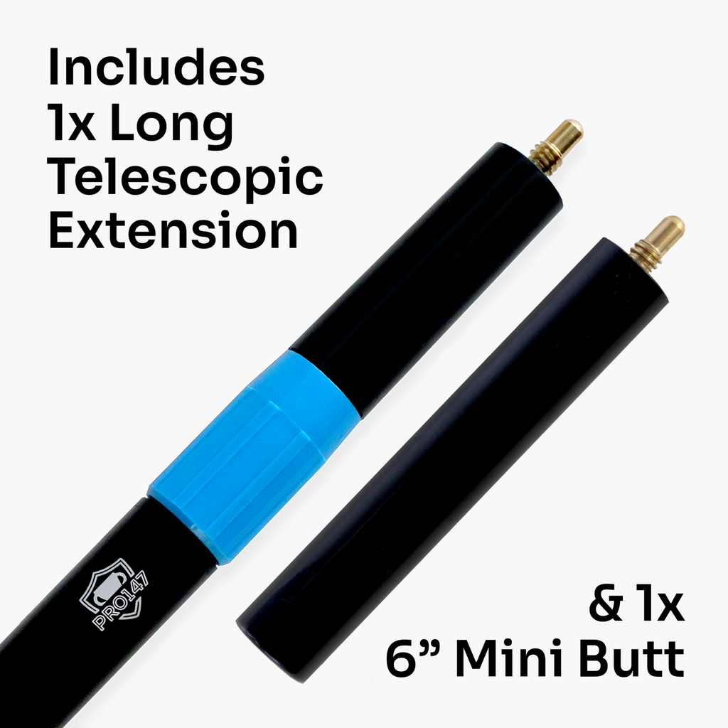 PRO147 TRIUMPH 3/4 Joint Premium Ash Snooker and Pool Cue and Case Set with 9.5mm Professional Layered Tip
