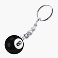 Miniature 8-ball keyring - 2.5cm