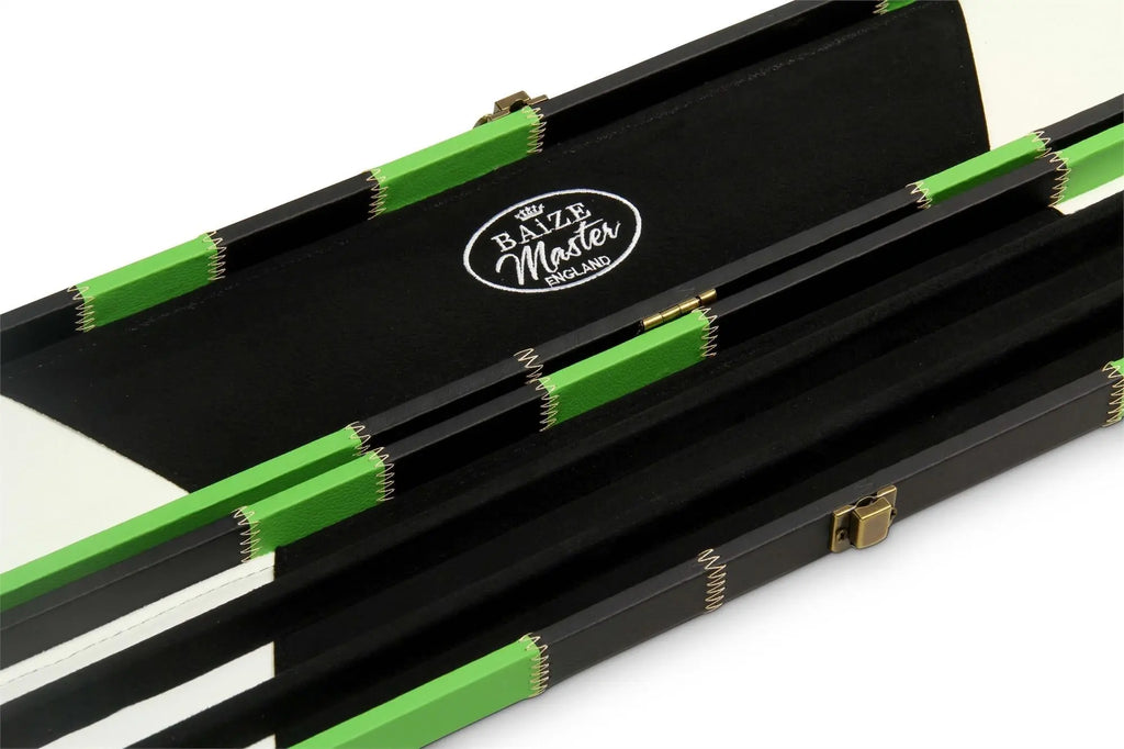 Baize Master wide 1-piece patch cue case - 3 cues Cue + Case