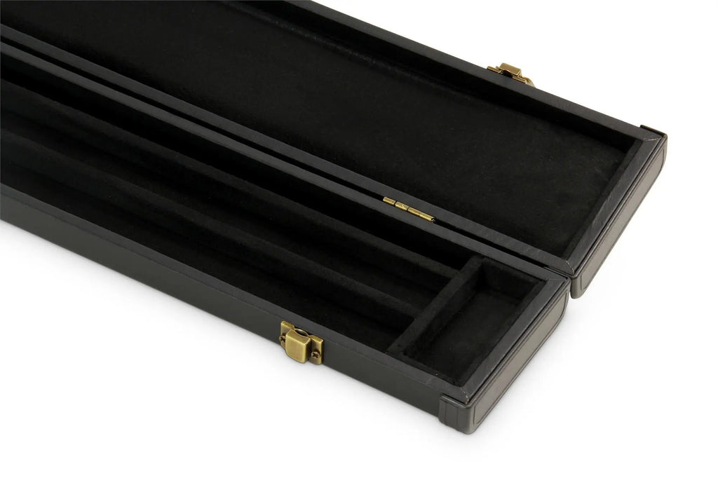 Baize Master wide black 1-piece cue case - 3 cues
