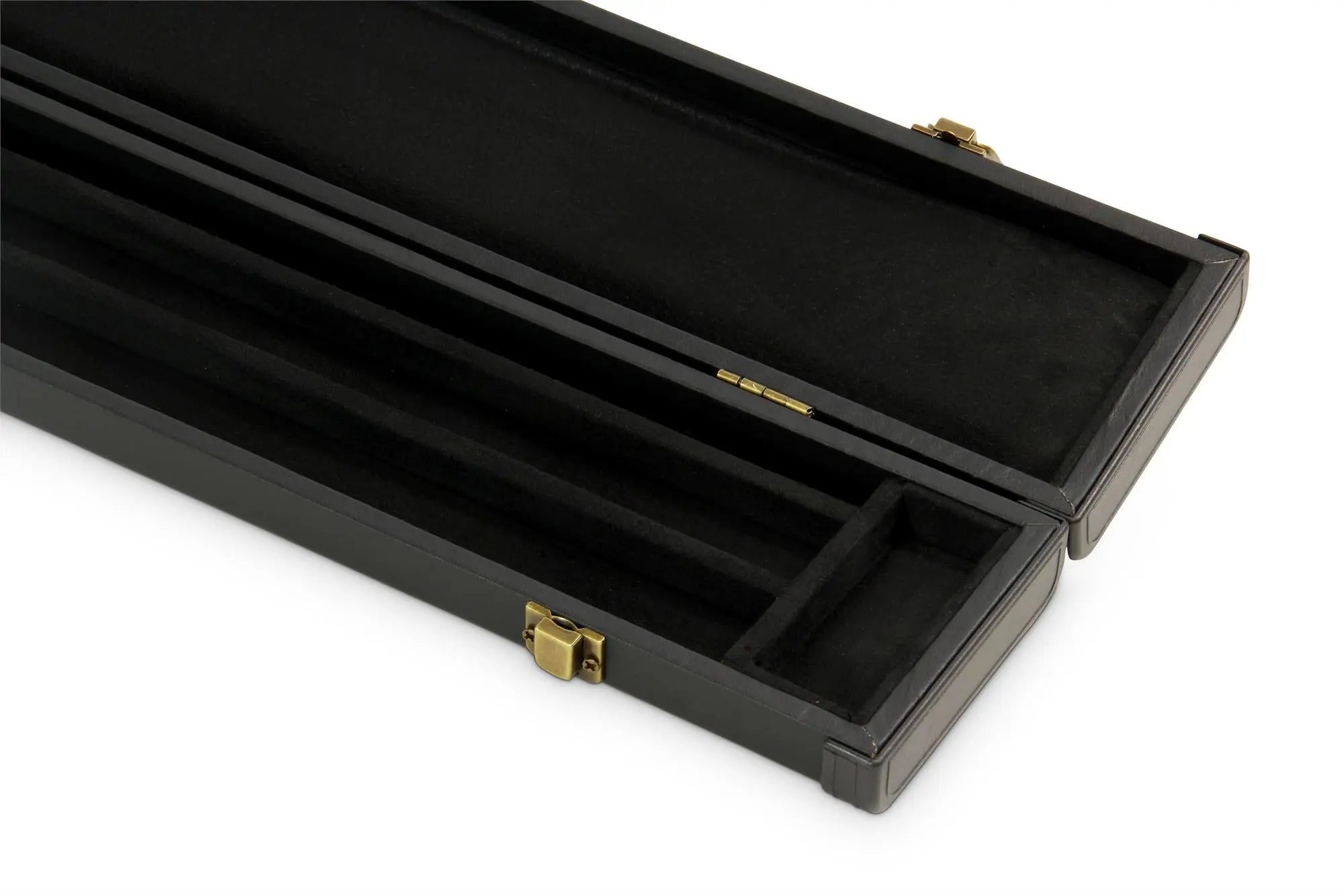 Baize Master wide black 1-piece cue case - 3 cues