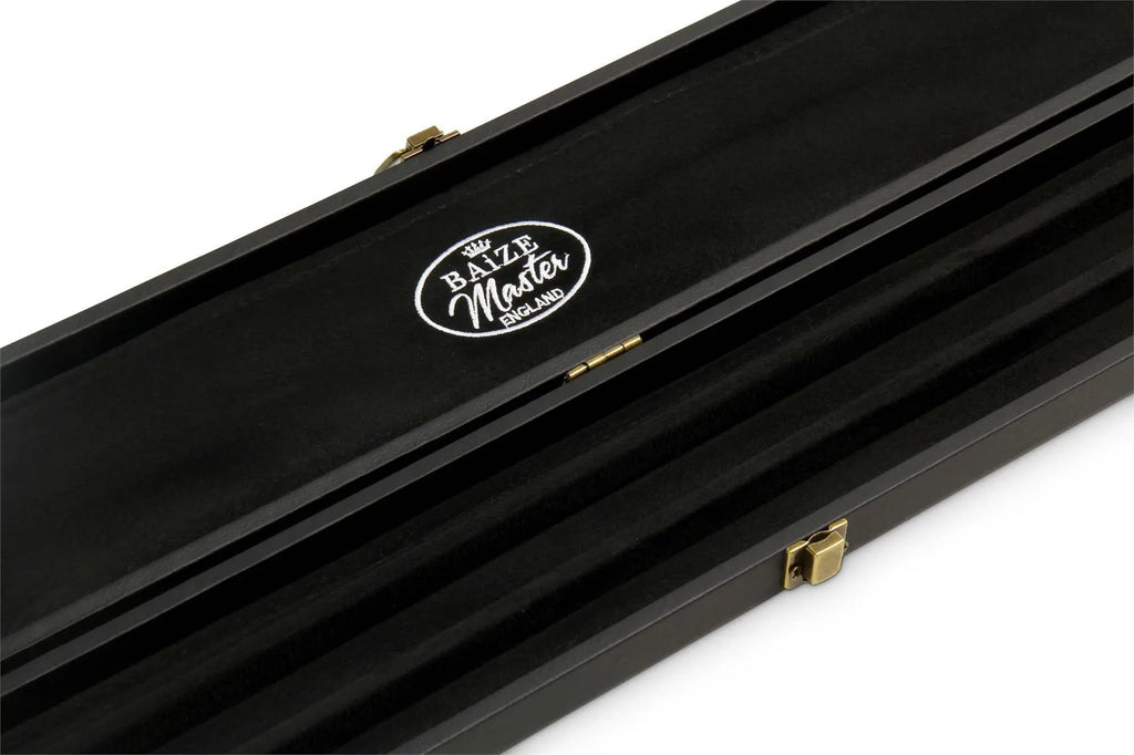 Baize Master wide black 1-piece cue case - 3 cues