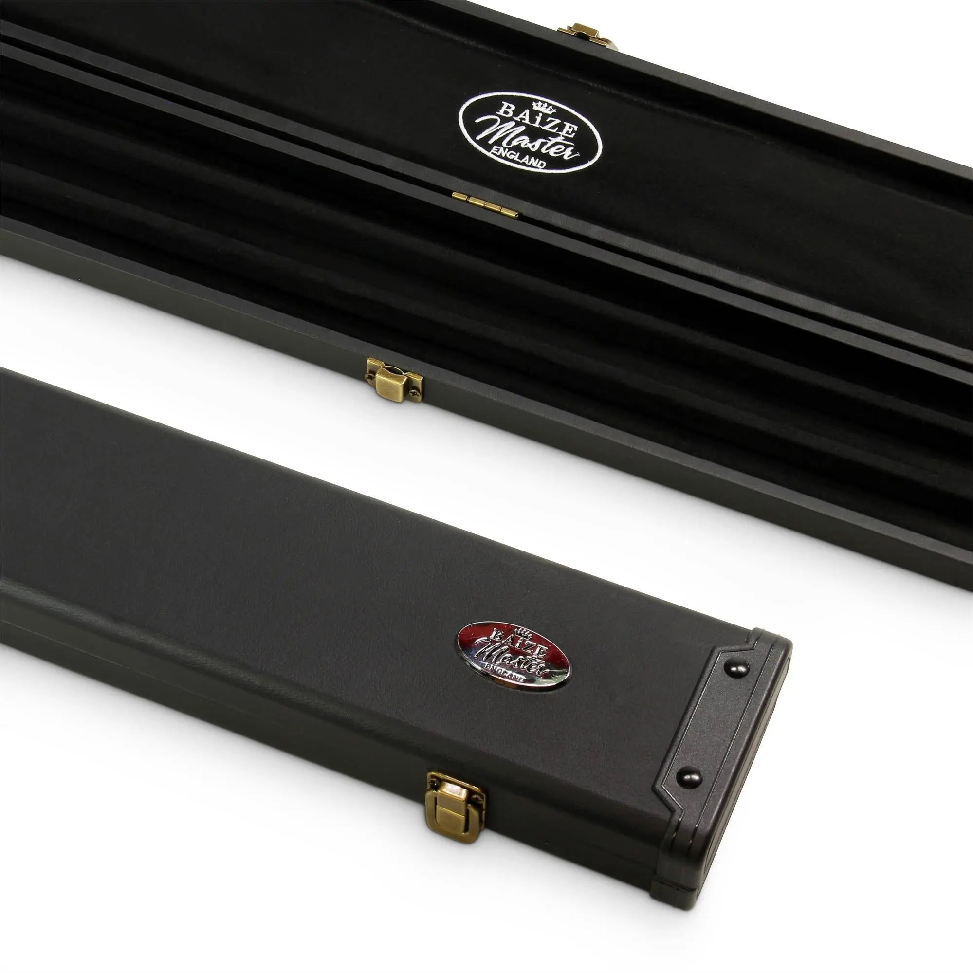 Baize Master wide black 1-piece cue case - 3 cues