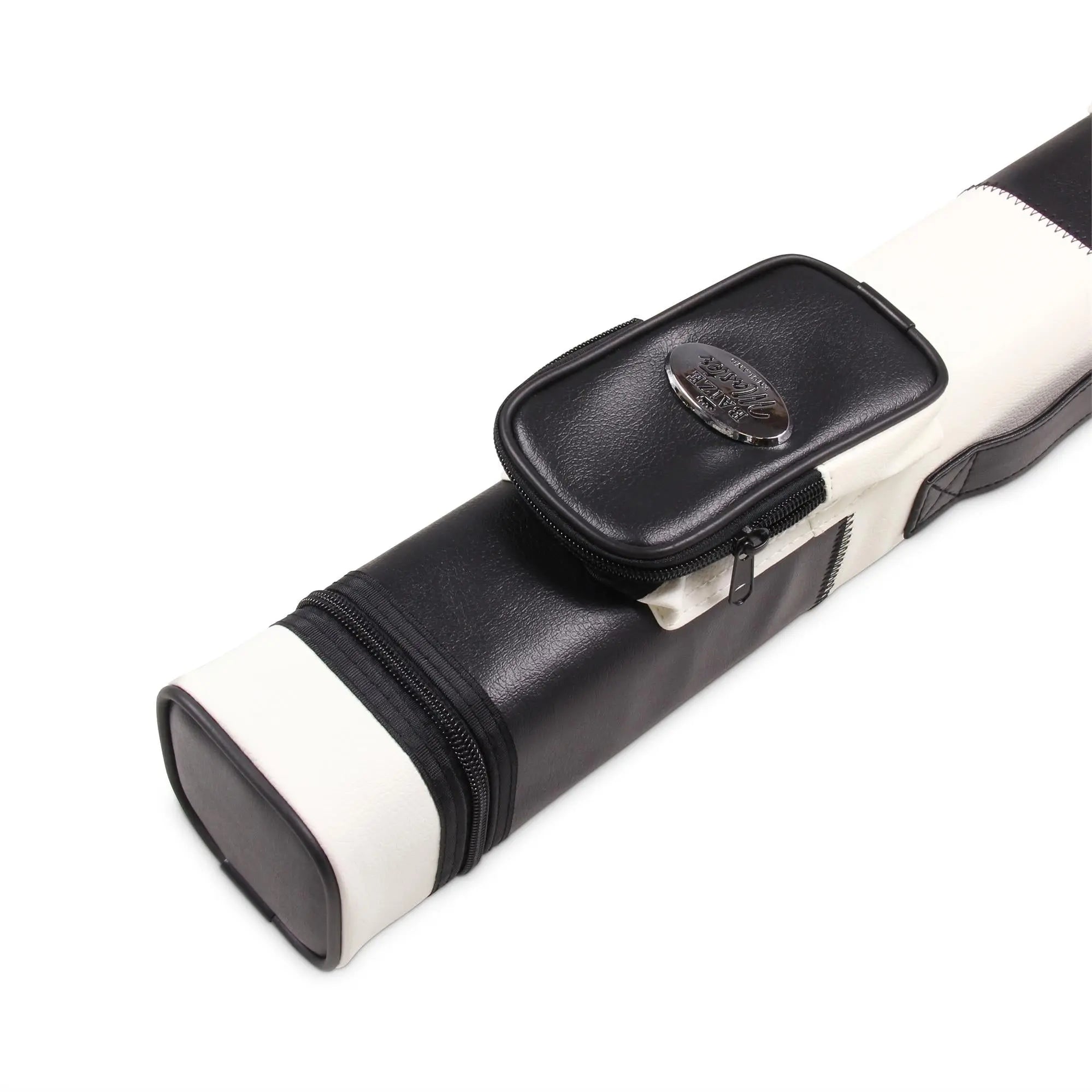 Baize Master black and white square cue case Cue + Case
