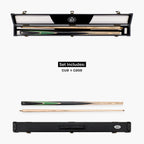 Baize Master Crucible cue and case set - 9.5mm tip