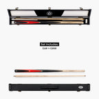 Baize Master Crucible cue and case set - 9.5mm tip