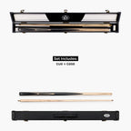 Baize Master Crucible cue and case set - 9.5mm tip