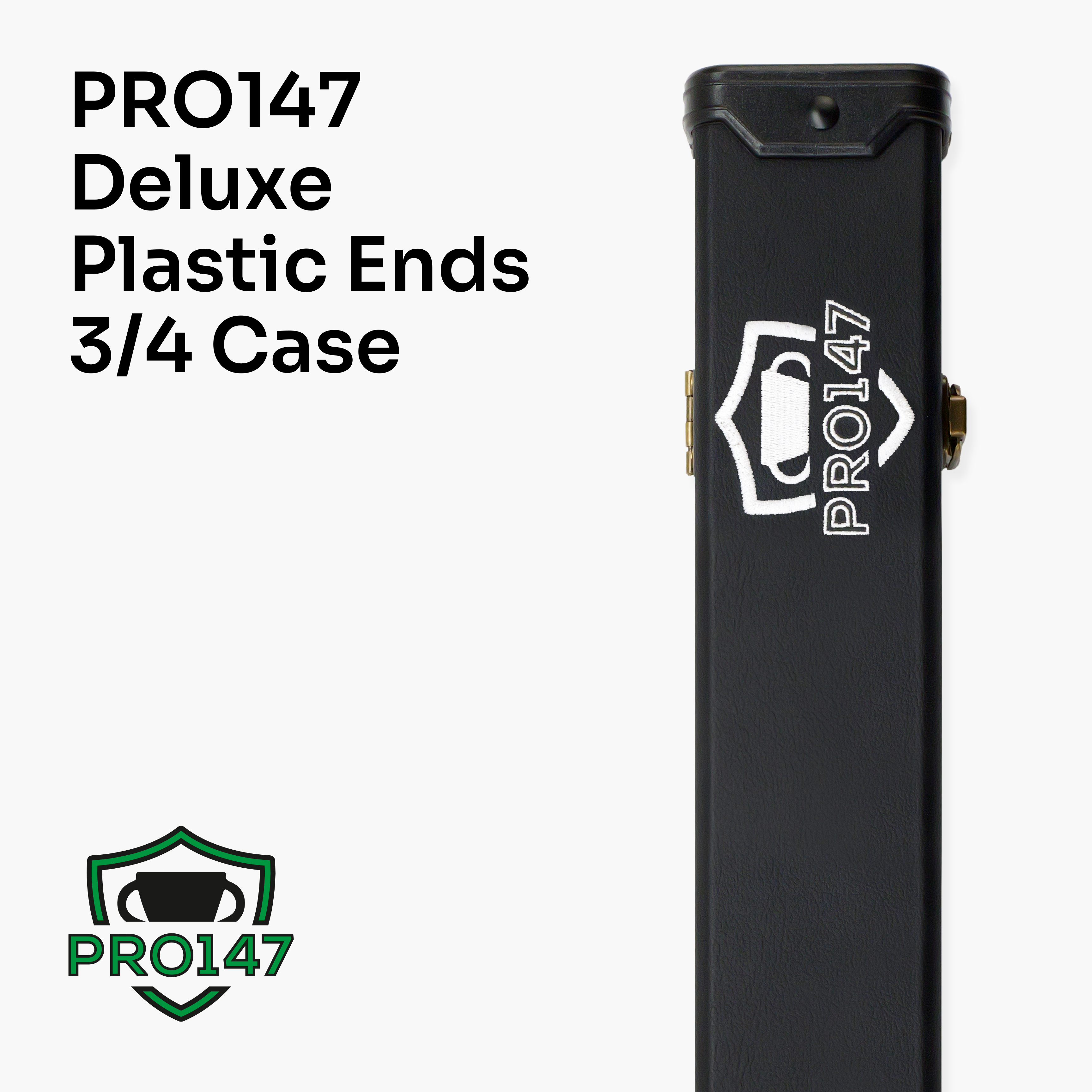 PRO147 TRIUMPH 3/4 Joint Premium Ash Snooker and Pool Cue and Case Set with 9.5mm Professional Layered Tip