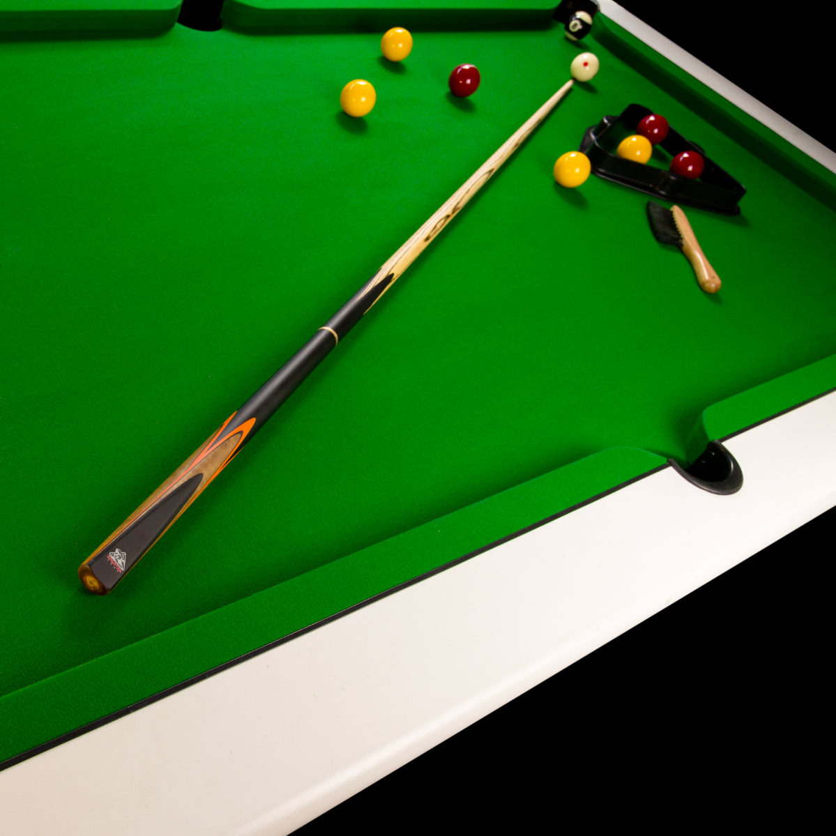 Spartan Fury VANQUISH 3/4 Joint Snooker Pool Cue and Soft Case Set 9.5mm Tip