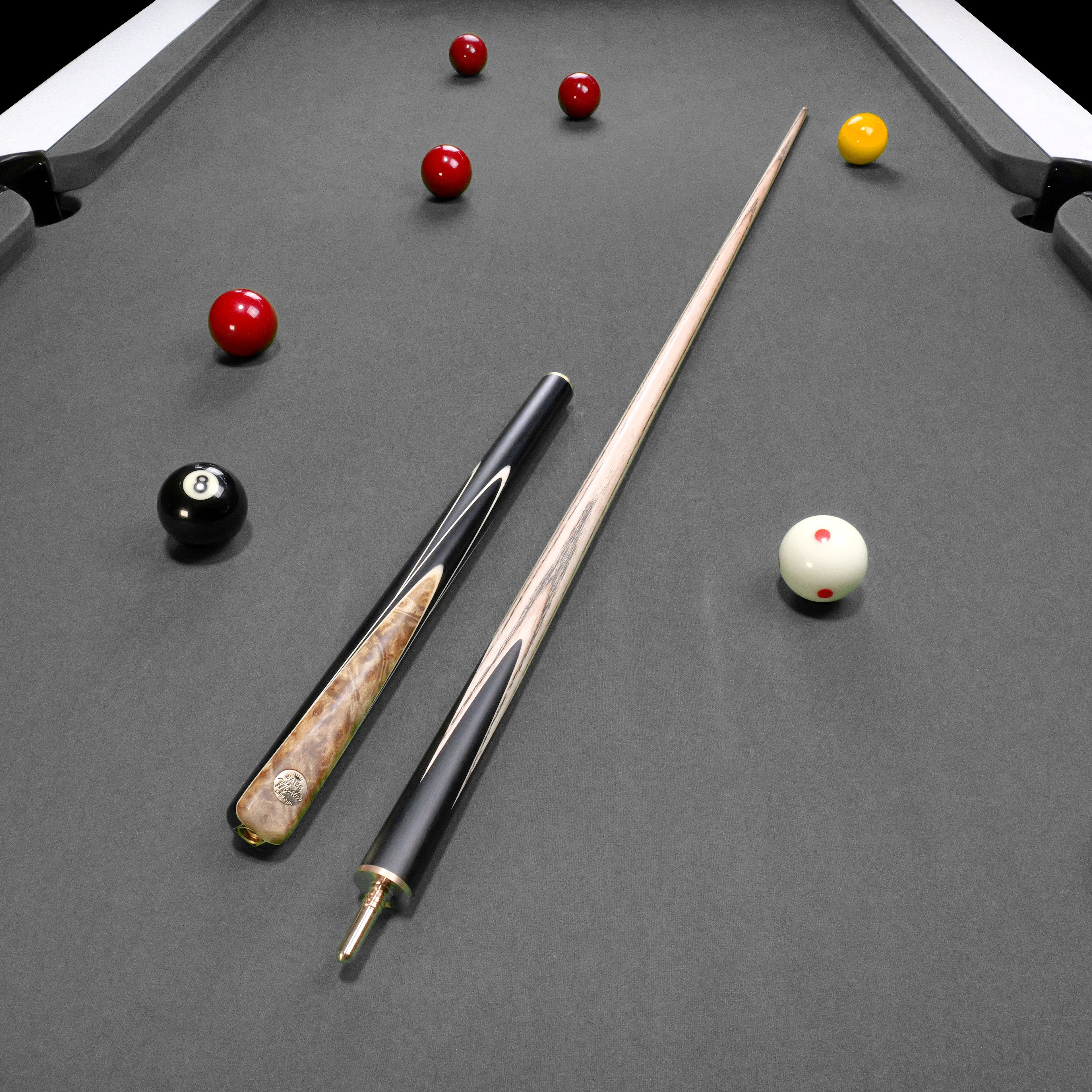Baize Master Marble Marksman cue and case set