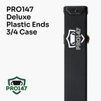 PRO147 TRIUMPH 3/4 Joint Premium Ash Snooker and Pool Cue and Case Set with 9.5mm Professional Layered Tip