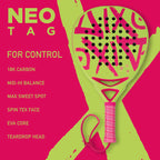 AIXO Neotag Padel Racket 18K Carbon