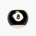 Super Aramith Pro Cup 2 Inch Striped Black 8 Ball in Blister Pack