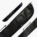 Economy black vinyl 57-inch cue case