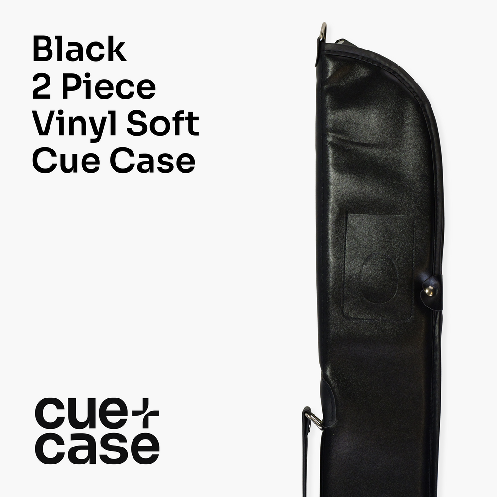 Economy black vinyl 57-inch cue case