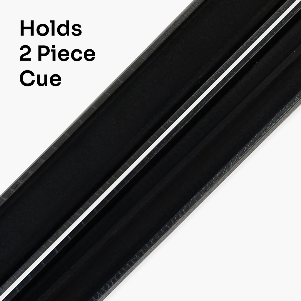 Jonny 8 Ball Black Croc 2-piece cue case