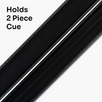 Jonny 8 Ball Black Croc 2-piece cue case