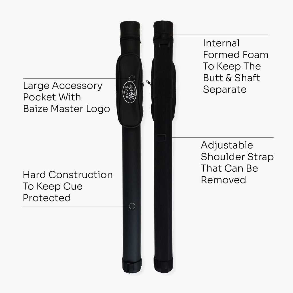 Baize Master tubular 2-piece cue case