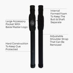 Baize Master tubular 2-piece cue case