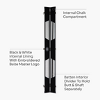 Baize Master black 3/4 cue case