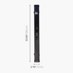 Jonny 8 Ball Black Croc 2-piece cue case