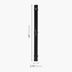Baize Master black 3/4 cue case