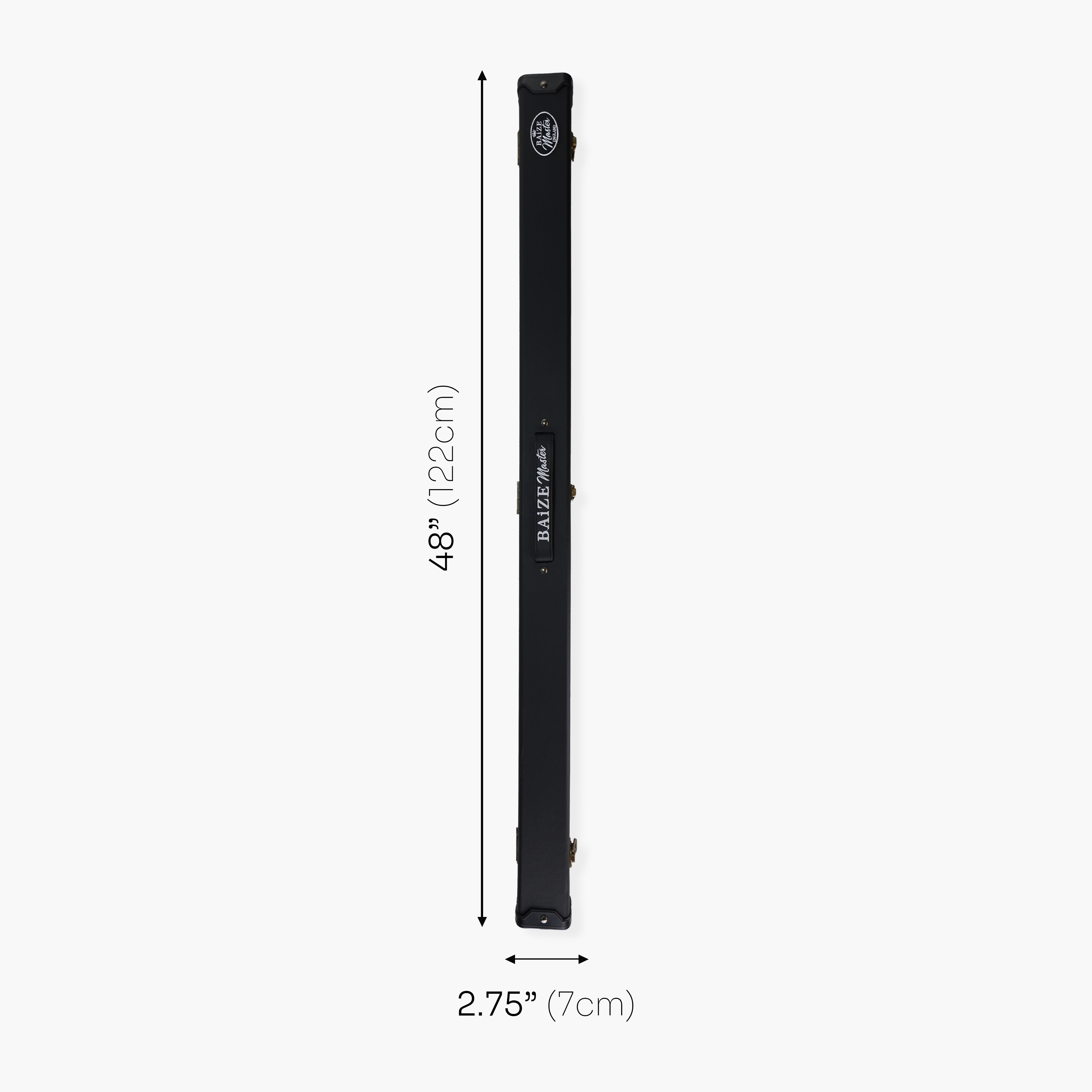 Baize Master black 3/4 cue case