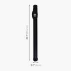 Jonny 8 Ball Black Tubular Cue Case + Shoulder Strap - Holds 2pc Snooker or Pool Cue