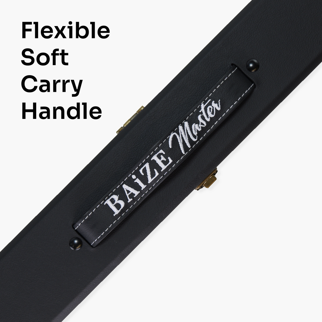 Baize Master black 3/4 cue case