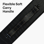 Jonny 8 Ball Black Croc 2-piece cue case