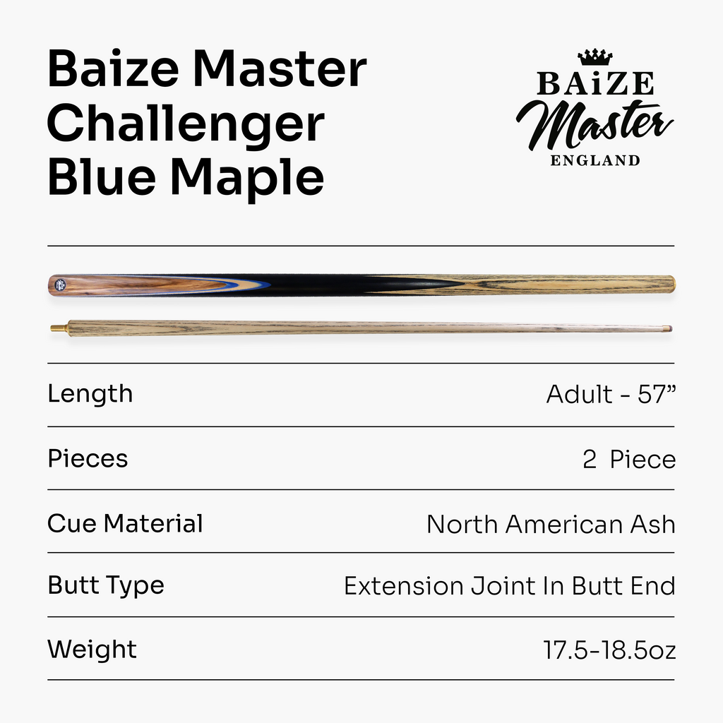Baize Master Challenger 57-inch 2-piece cue