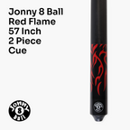 Jonny 8 Ball Riss 57-inch 2-piece pool cue