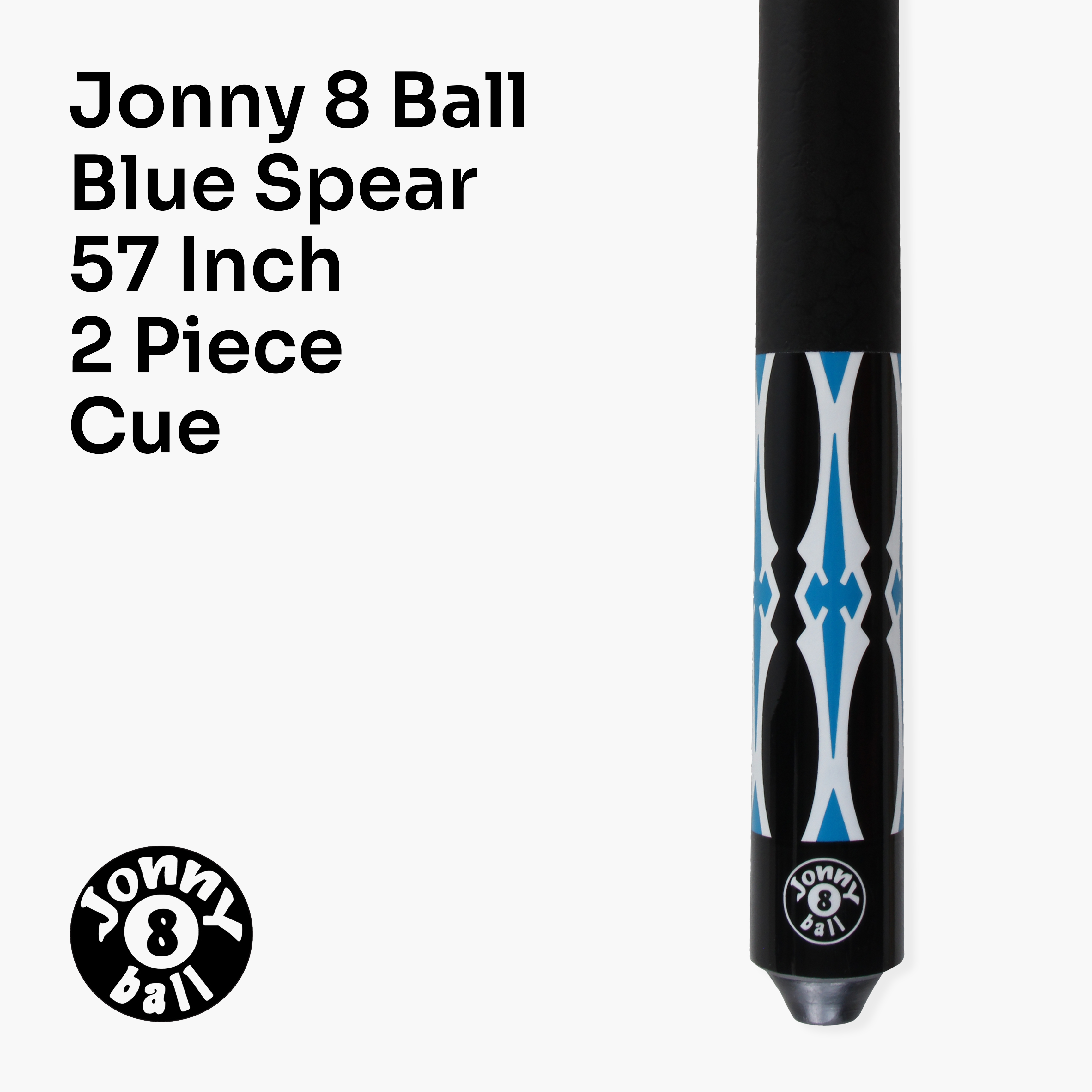 Jonny 8 Ball Riss 57-inch 2-piece pool cue