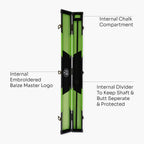 Baize Master Arrow 2-piece cue case