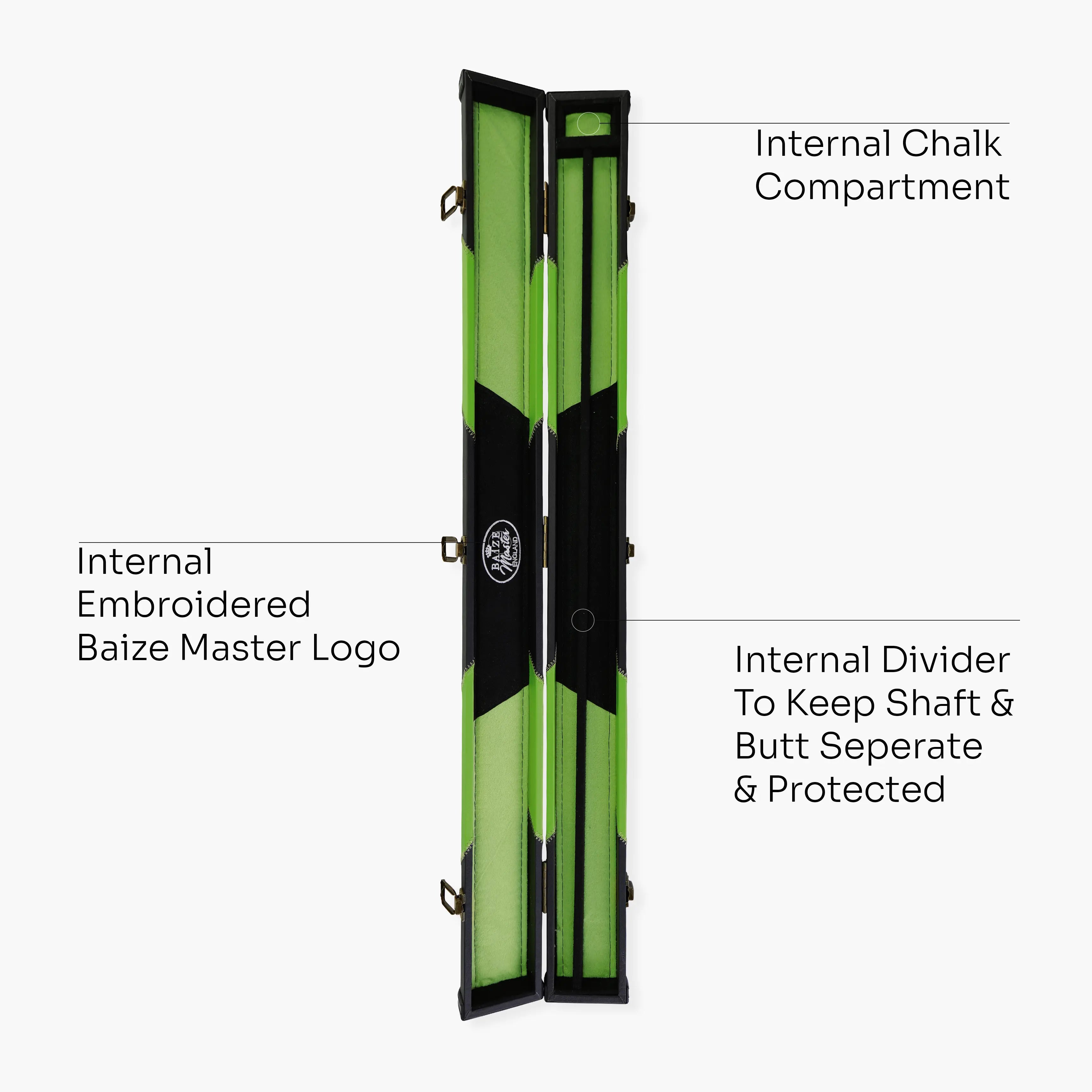 Baize Master Arrow 2-piece cue case