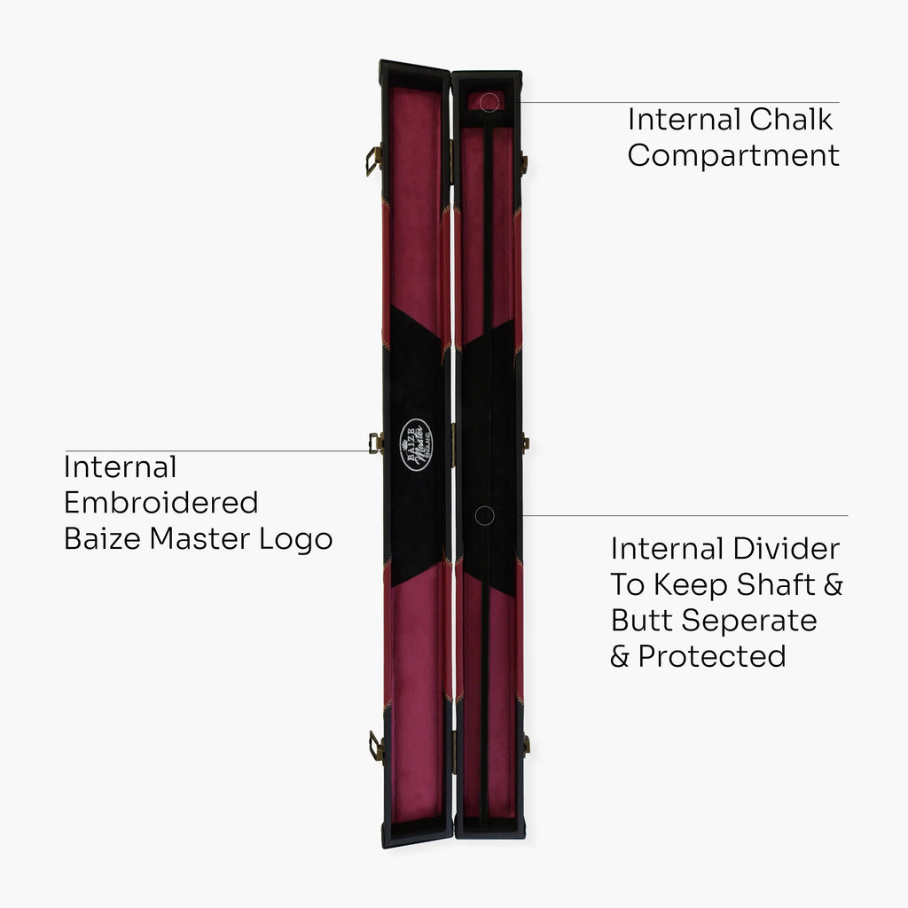 Baize Master Arrow 2-piece cue case