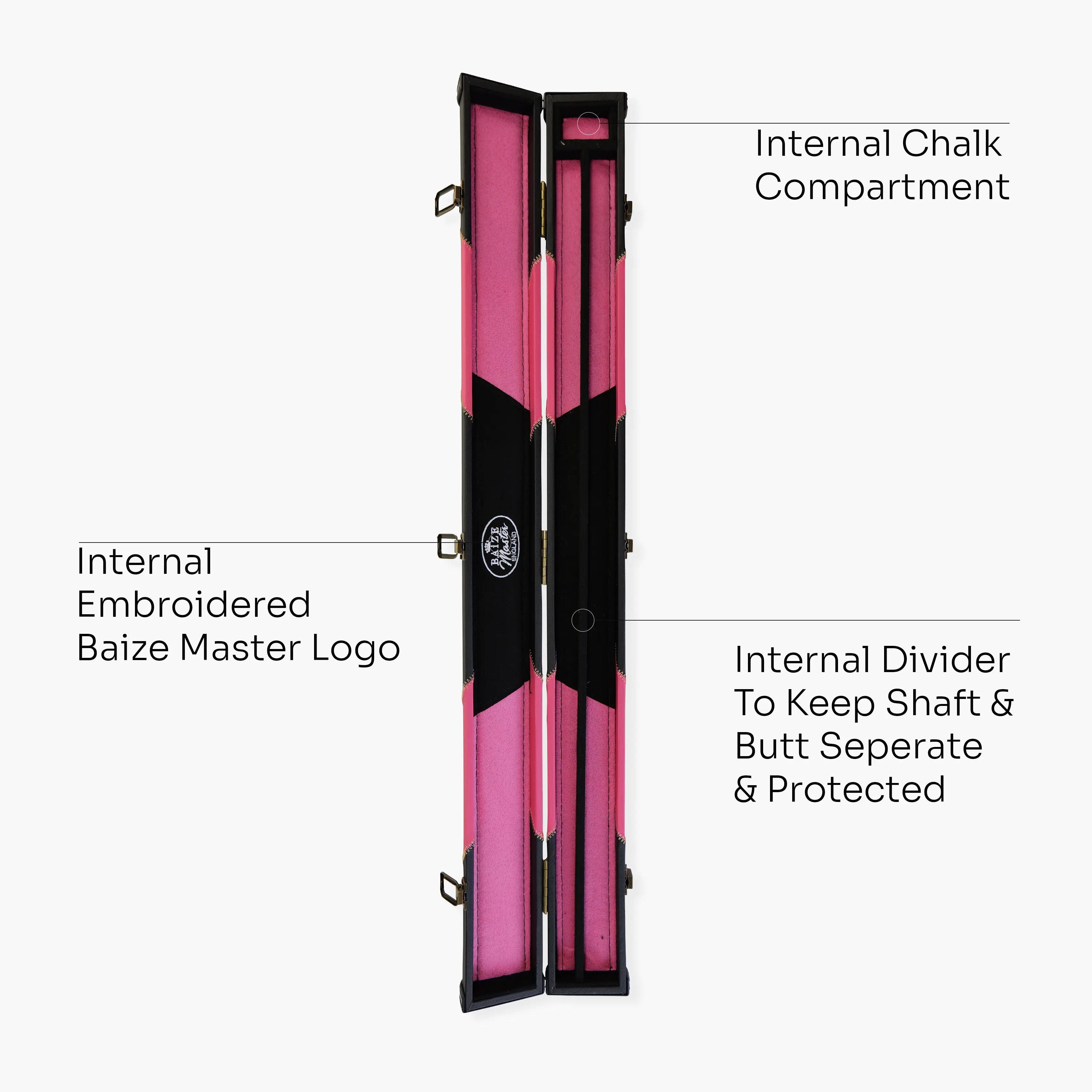 Baize Master Arrow 2-piece cue case