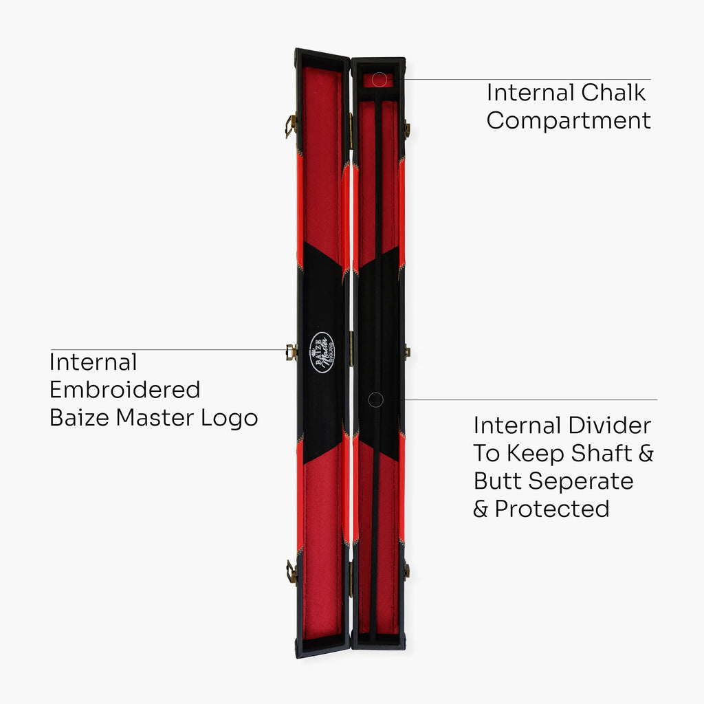 Baize Master Arrow 2-piece cue case