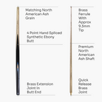 Baize Master Challenger 57-inch 2-piece cue