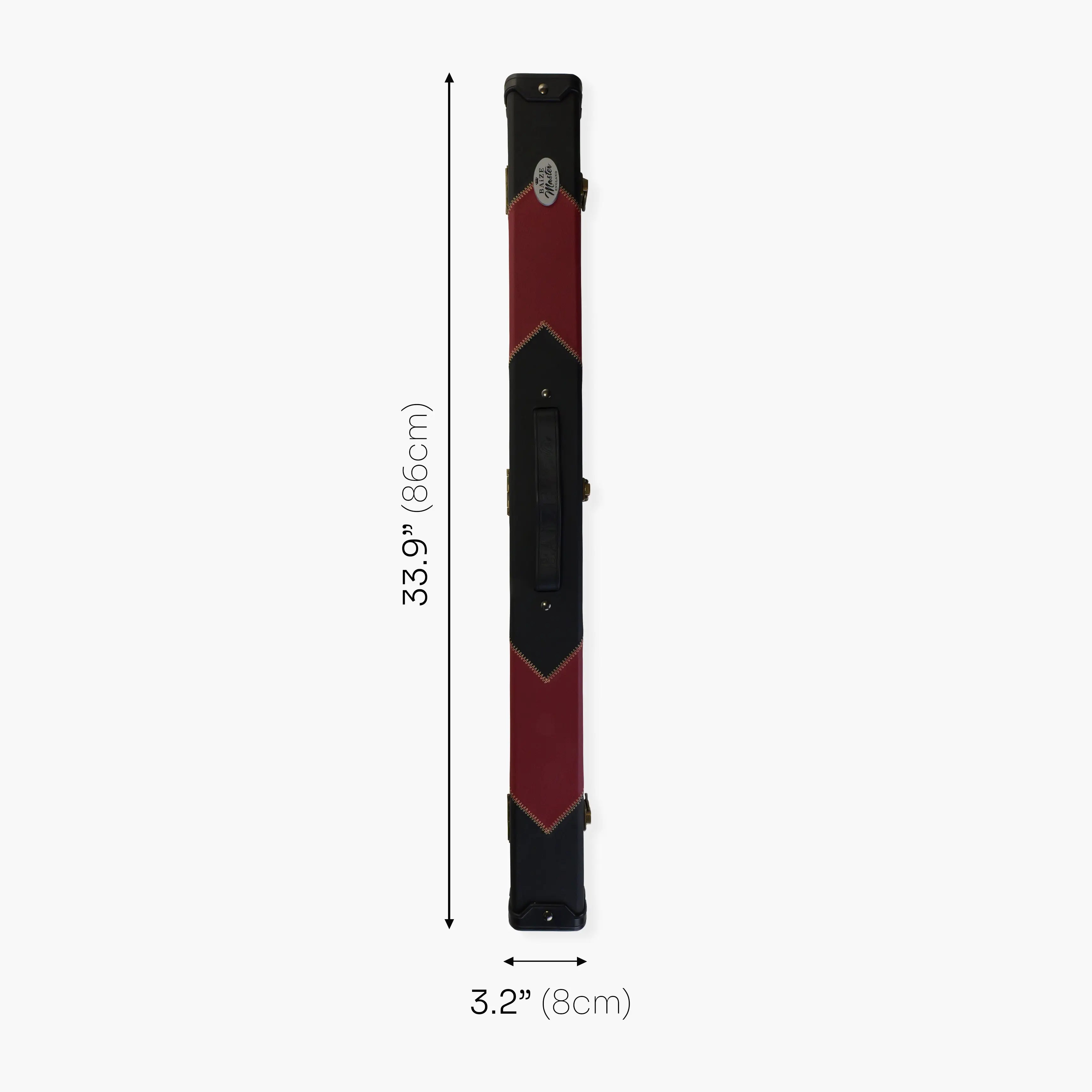 Baize Master Arrow 2-piece cue case