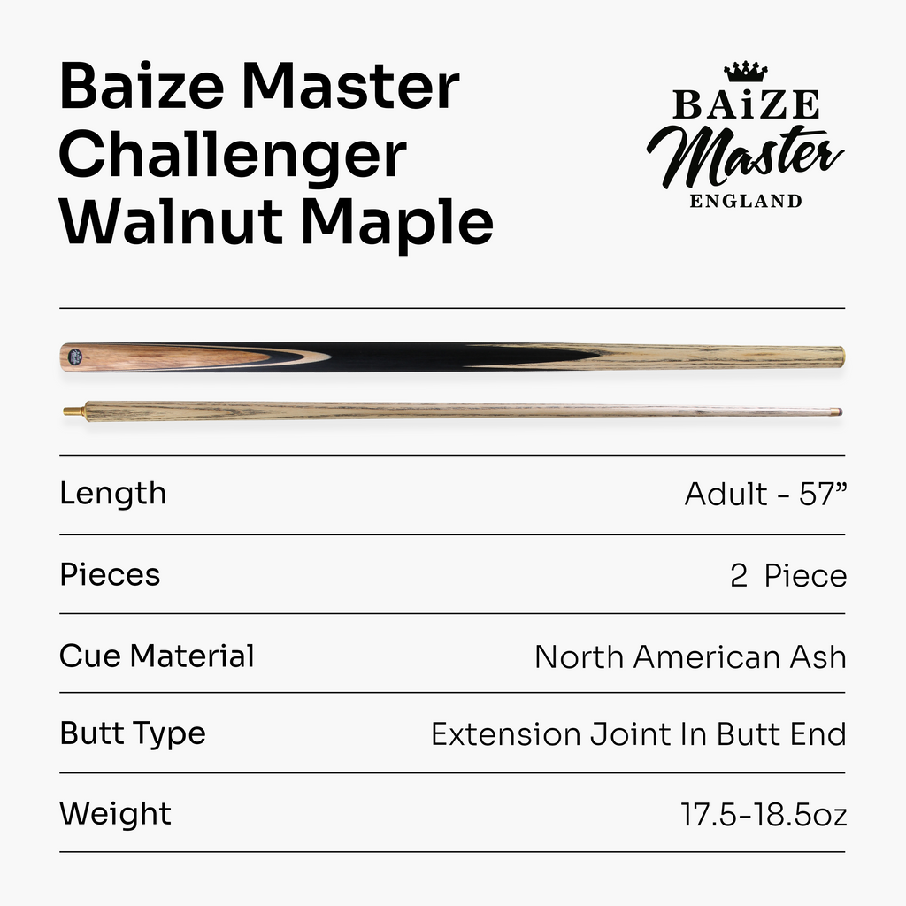 Baize Master Challenger 57-inch 2-piece cue