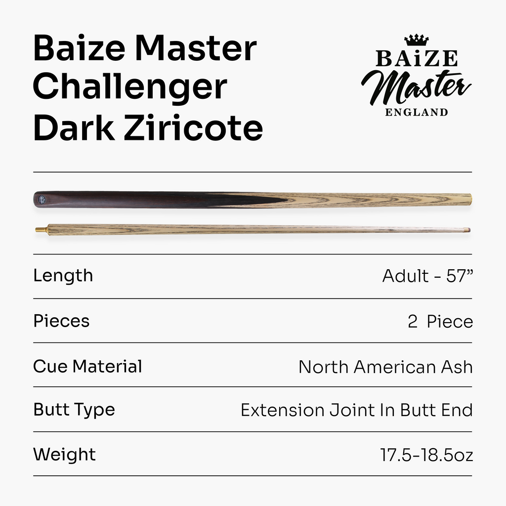 Baize Master Challenger 57-inch 2-piece cue