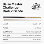 Baize Master Challenger 57-inch 2-piece cue
