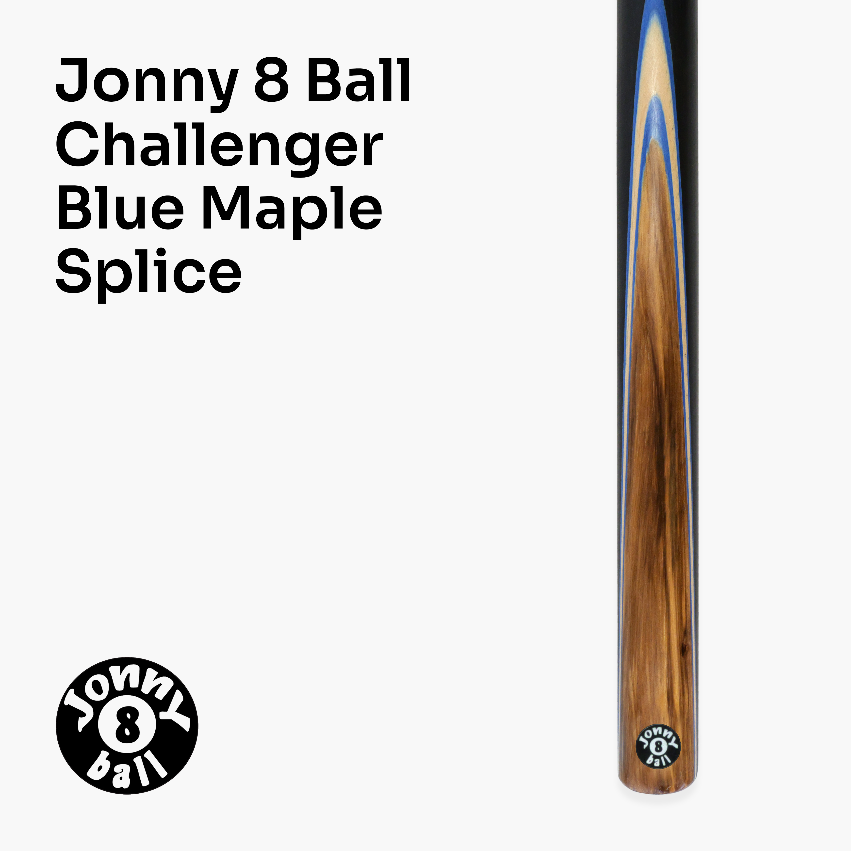 Jonny 8 Ball Challenger 57-inch 2-piece pool cue