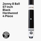 Jonny 8 Ball adjustable 4-piece cue with spare tips