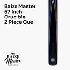 Baize Master Crucible 57-inch cue and case set
