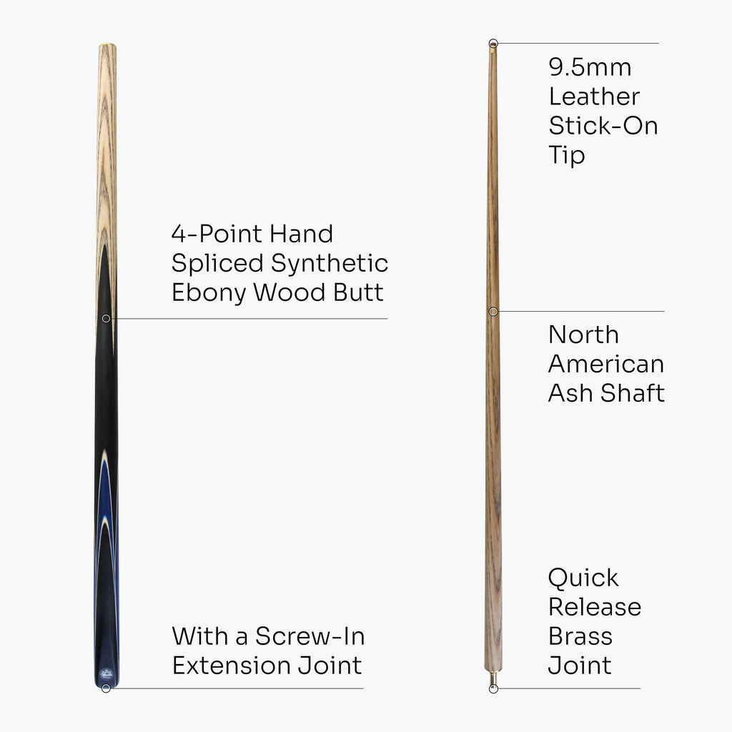 Baize Master Crucible 57-inch cue and case set