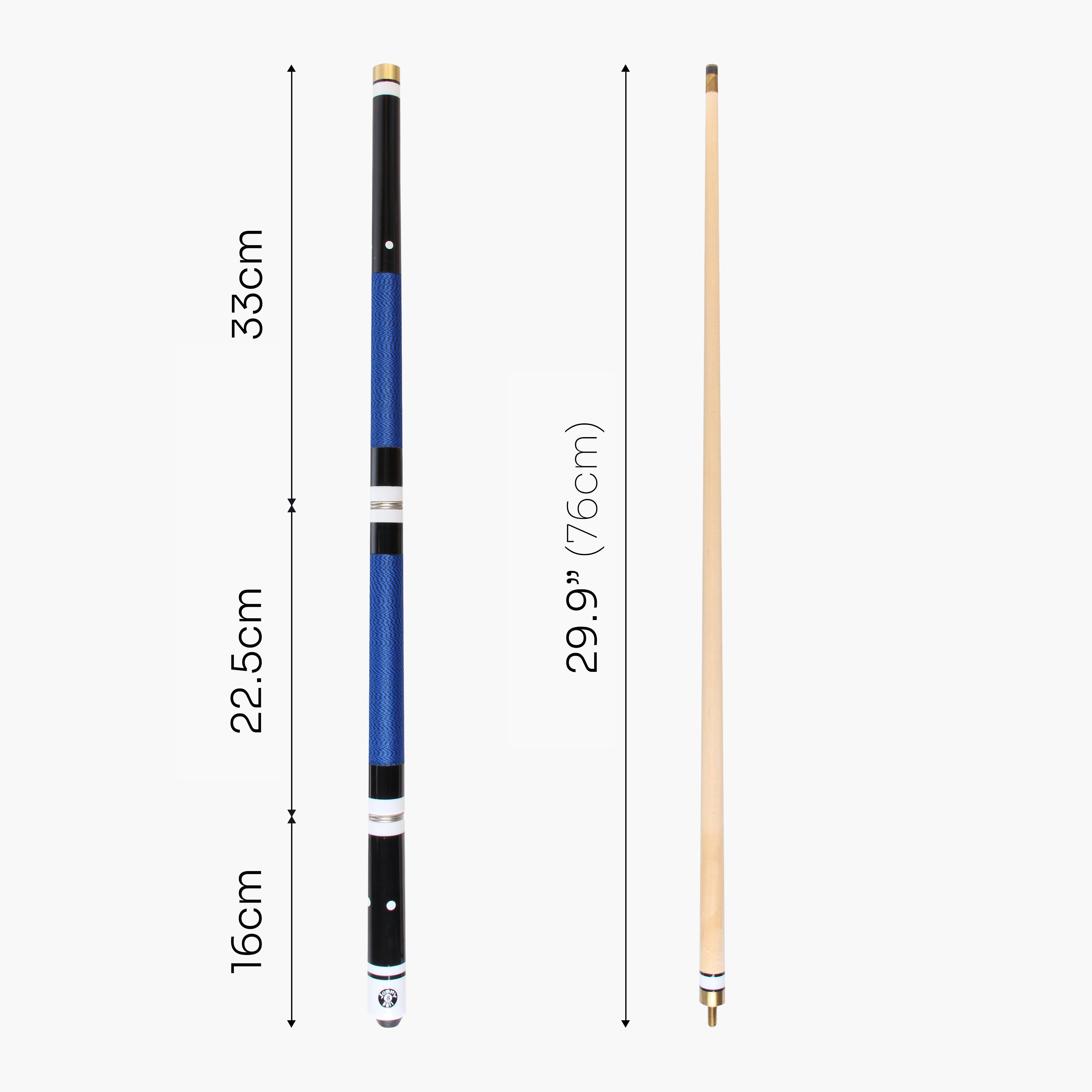 Jonny 8 Ball adjustable 4-piece cue with spare tips