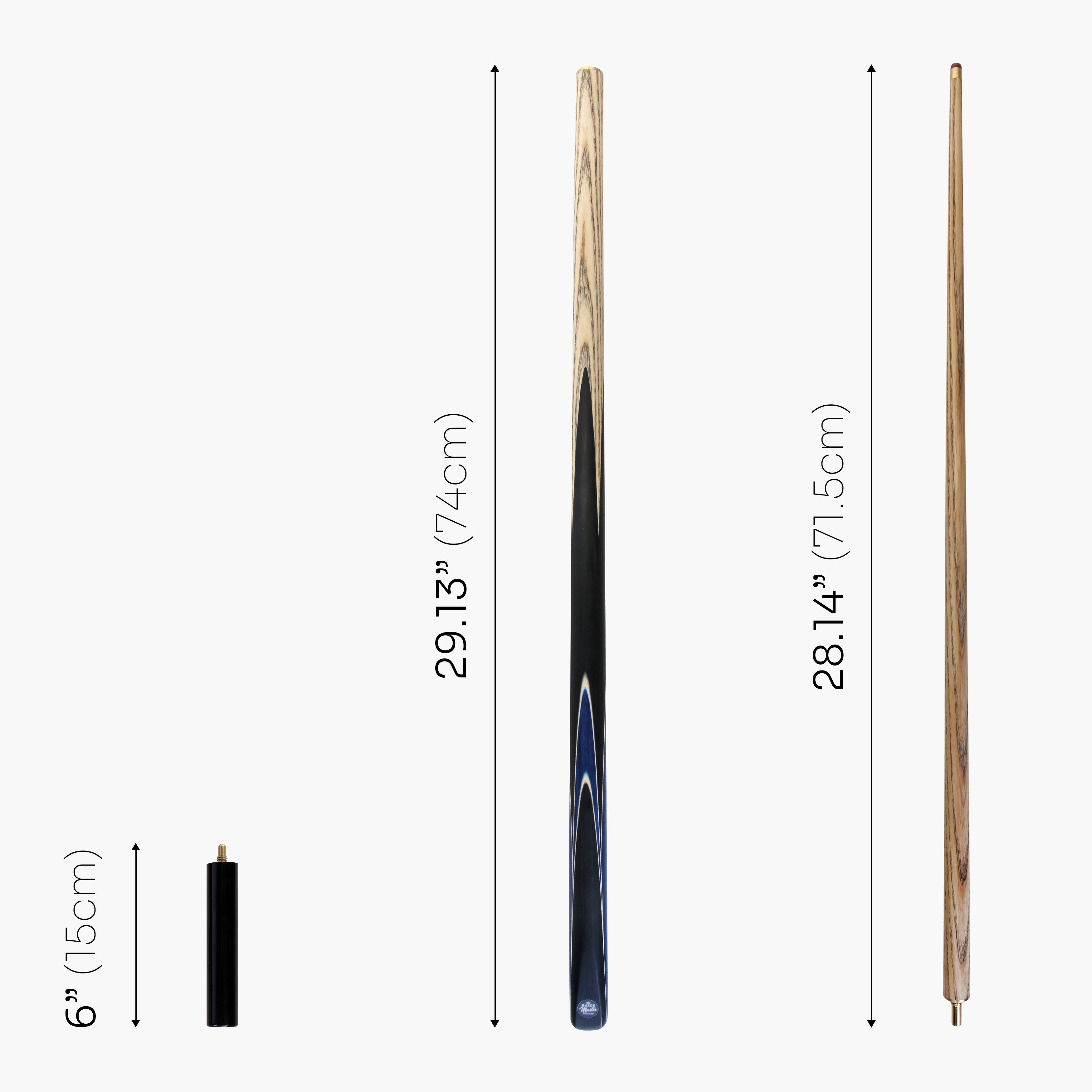 Baize Master Crucible 57-inch cue and case set
