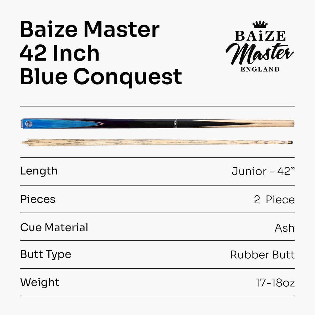 Baize Master Conquest 42-inch junior 2-piece cue